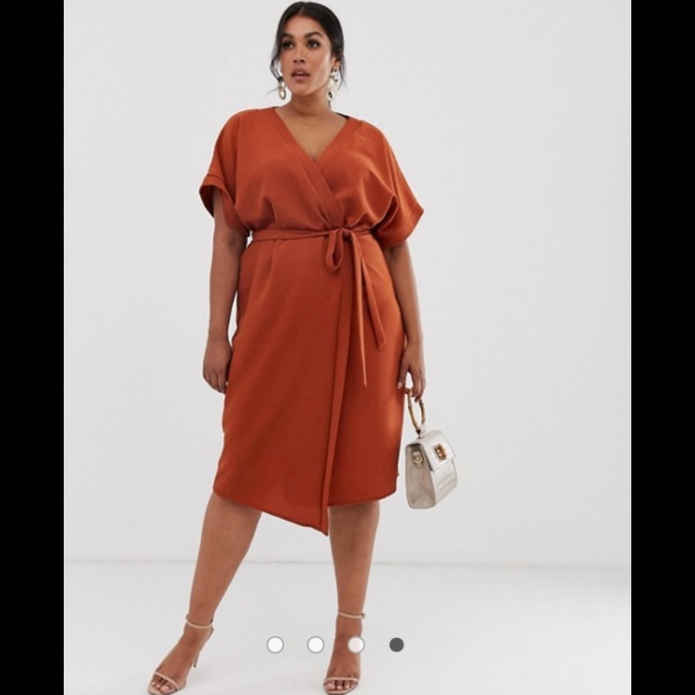 *SOLD* ASOS Curve wrap dress